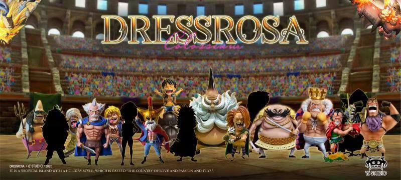 Preorder Yz Studio One Piece Dressrosa Dagama Resin Statue S Post Card