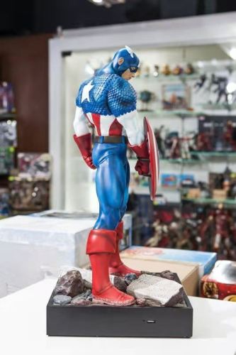 【In Stock】King Arts x High Fly Studio Marvel Captain America Power charging series Resin Statue