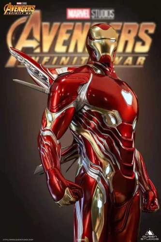 【Preorder】Queen Studio Marvel Iron Man MarK50 1/2 Resin Statue Copyright's Post Card