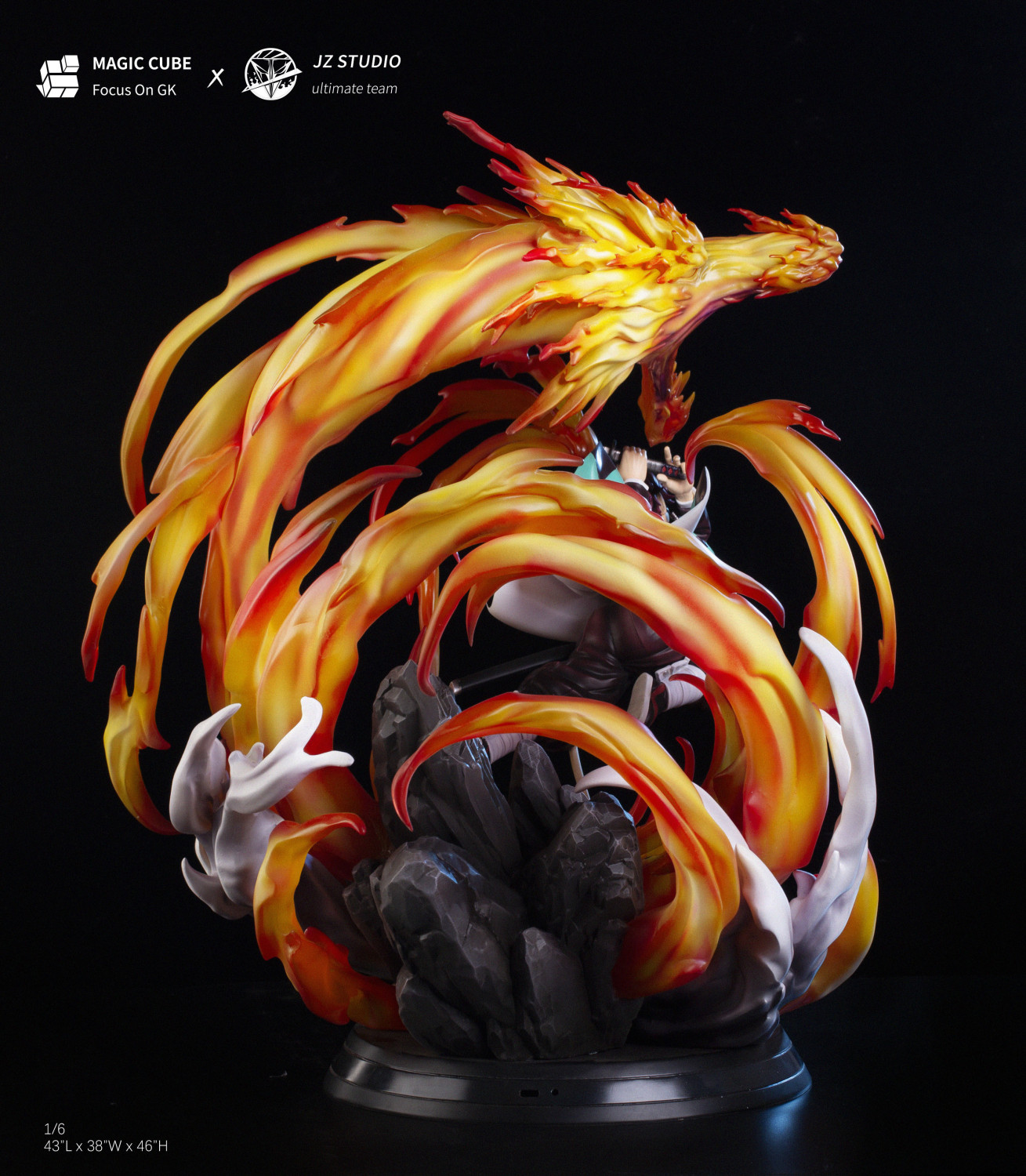 demon slayer statue magic cube