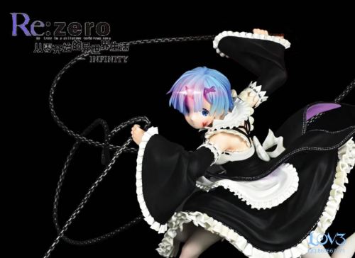 【Preorder】Lov3 Studio Life in a different world from zero Rem Fighting posture Resin Statue's Postcard