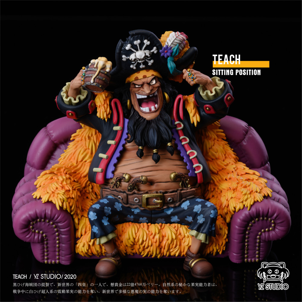 Preorder Yz Studio One Piece Blackbeard Marshall D Teach Resin Statue S Postcard