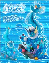 【Preorder】MegaHouse Pokemon Water type Totodile & Mudkip PVC Statue's Postcard