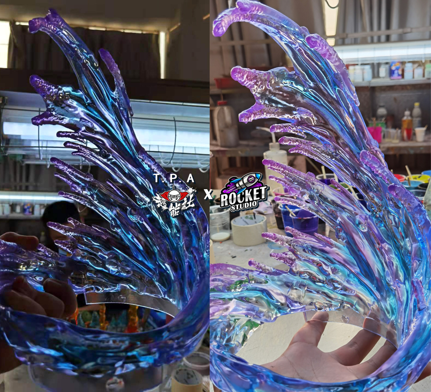 gojo resin statue