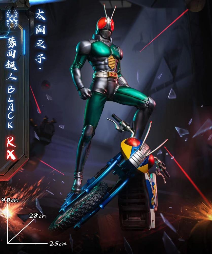 Preorder Yu Studio Masked Rider Black Rx Resin Statue S Postcard