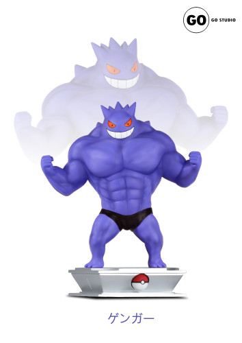 【Preorder】GO Studio Pokemon Muscle Gengar Resin Statue's Postcard