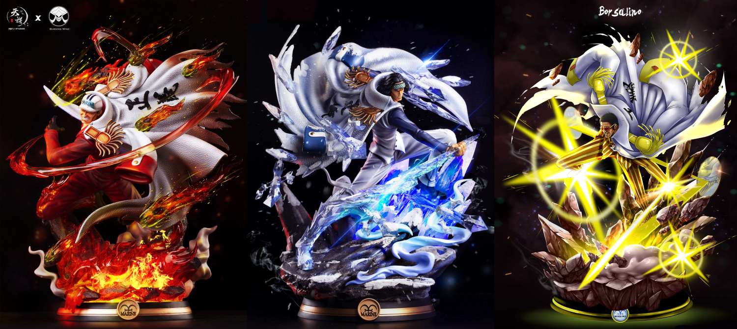 ãPreorderãTJ&Burning Wind Studio ONE PIECE Kuzan Resin Statue's Postcard