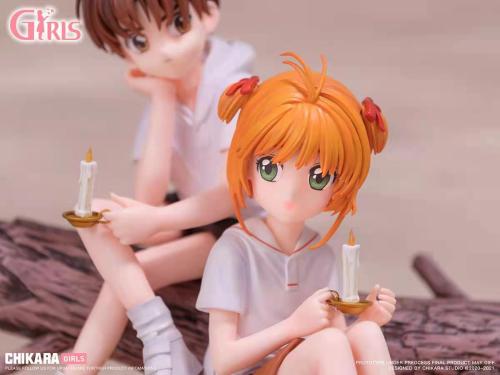 【In Stock】CHIKARA Studio GIRLS Series Card Captor Kinomoto Sakura&Li Syaoran Resin Statue