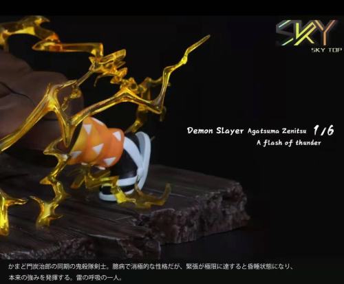 【In Stock】Sky Top Studio Demon Slayer Agatsuma Zenitsu A Flash of Thunder Resin Statue
