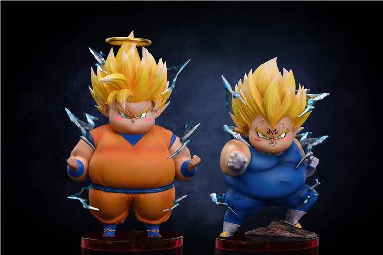 Preorder】G5 Studio Dragon Ball Fat Goku & Fat Vegeta Resin Statue's Postcard