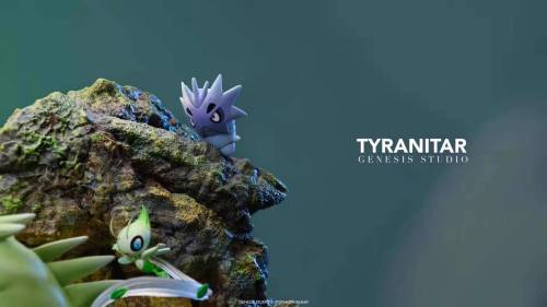 【Preorder】GENE Studio Pokemon Tyranitar Family Resin Statue's Postcard