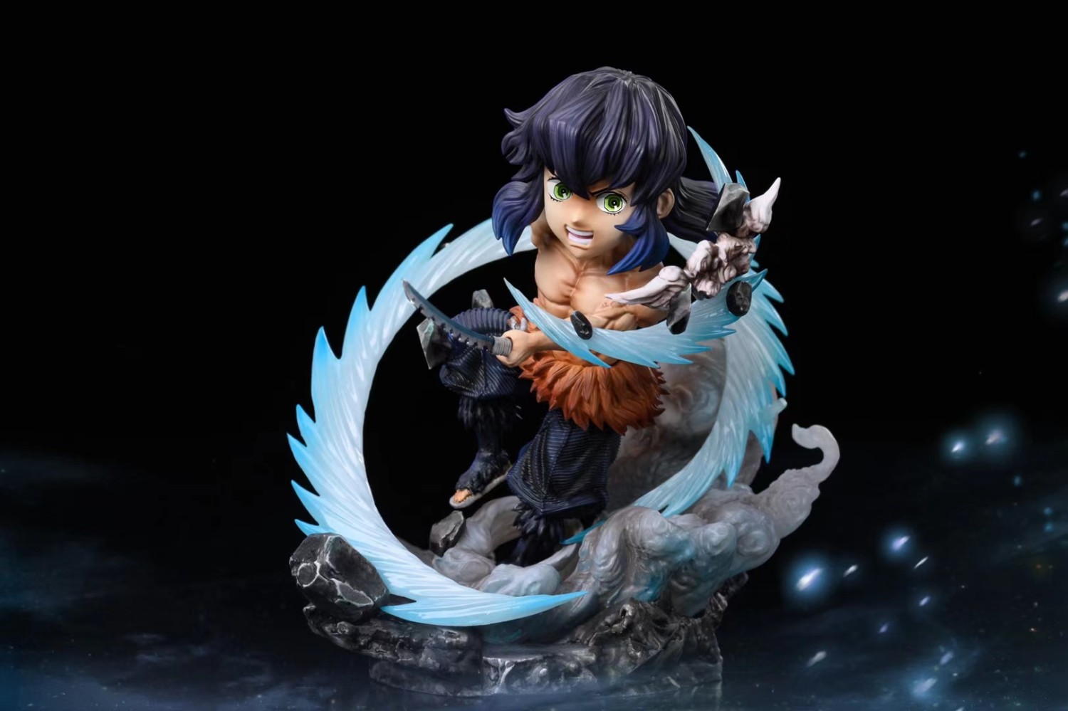 US$ 50.00 - ãPreorderãG5 Studio Demon Slayer Hashibira Inosuke Resin Statue's Postcard - www