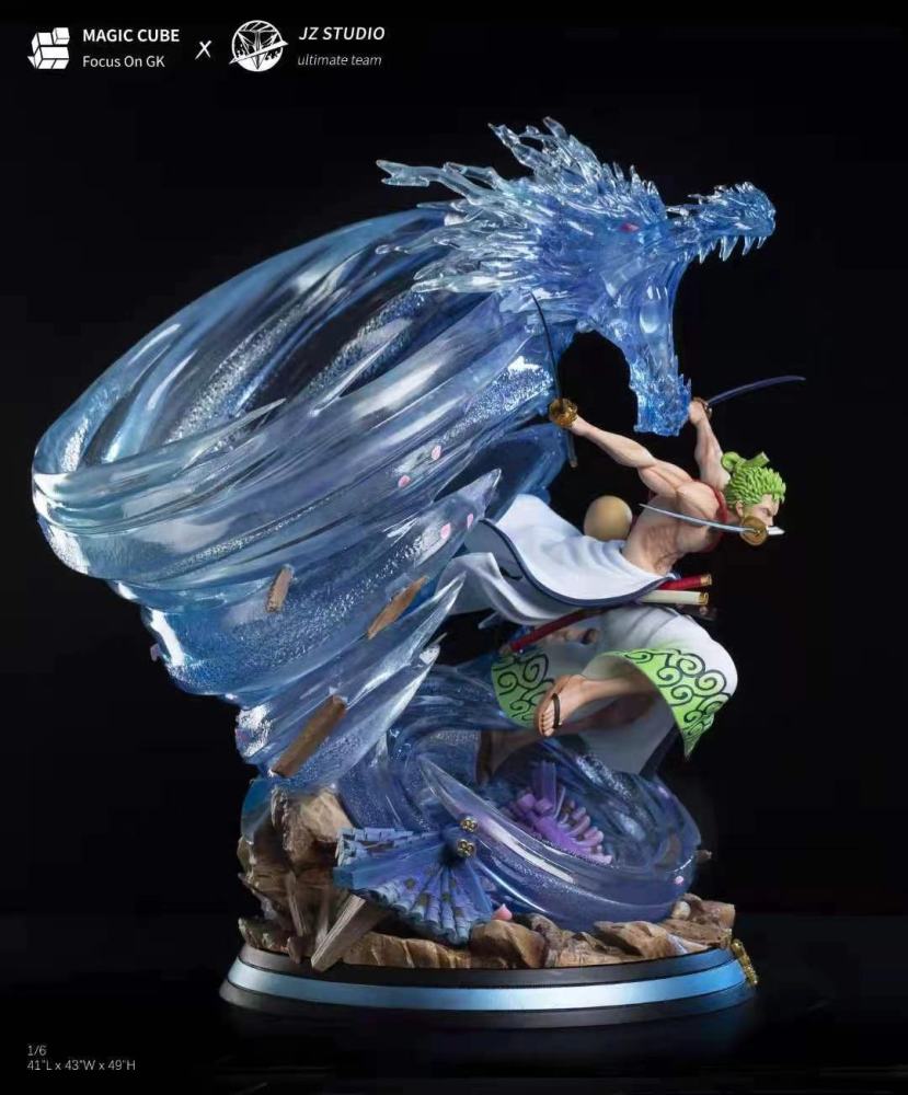 Preorder Magic Cube Studio X J Z Studio One Piece Zoro Wano Country Resin Statue S Postcard