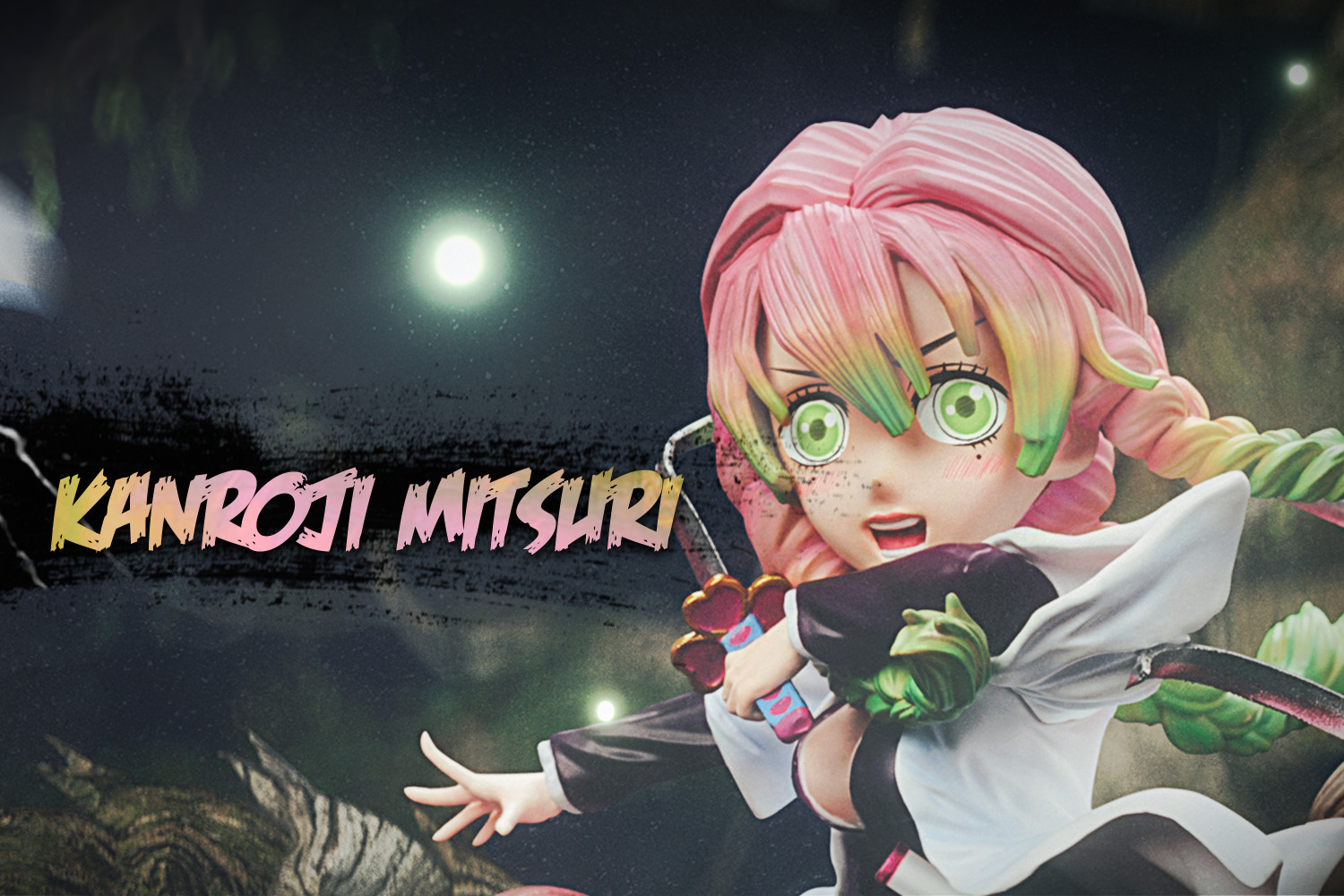 ãPreorderãG5 Studio Demon Slayer Kanroji Mitsuri Resin Statue's Postcard