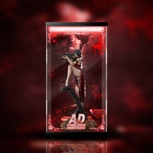 In Stock Green Leaf Studio Resident Evil Ada Wong Statue Acrylic Display Box
