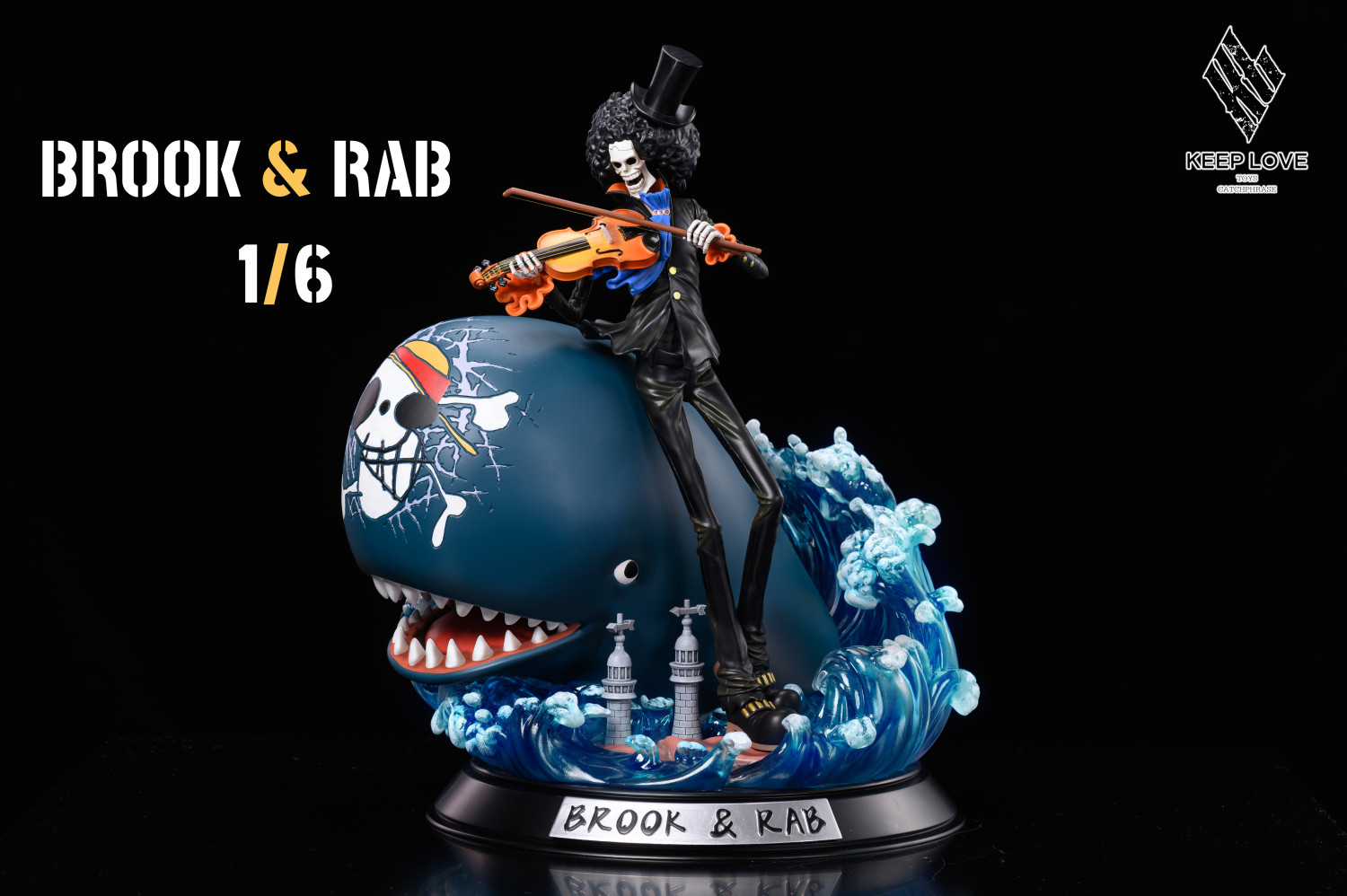 brook resin statue
