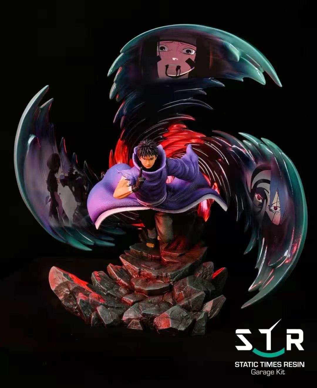 【Preorder】STR Studio Naruto Uchiha Obito Resin Statue's Postcard