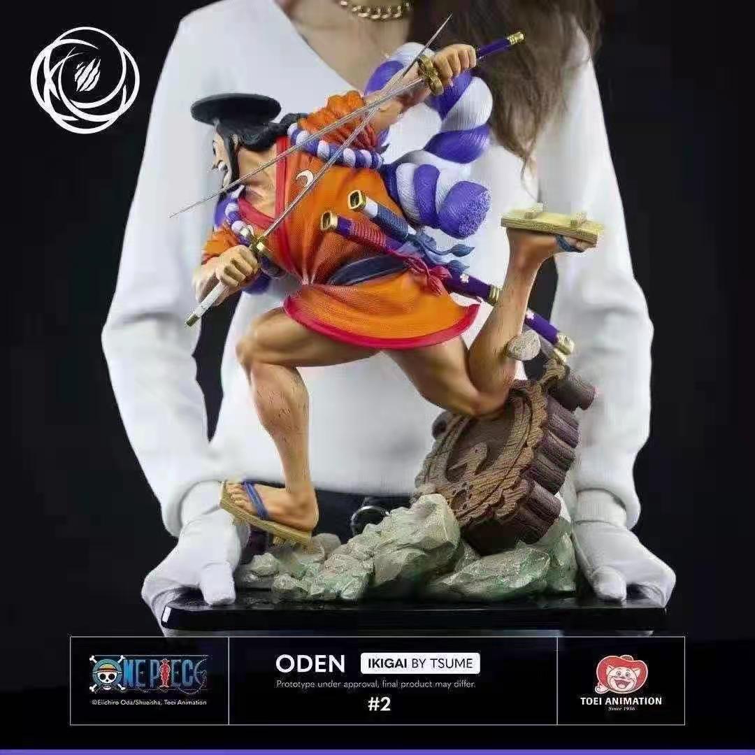 ãPreorderãTsume IKIGAI One Piece Series Zoro&Kozuki Oden Resin Statue's Postcard