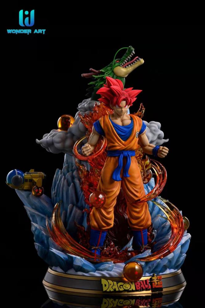 Preorder】Wonder Art Studio Dragon Ball Super Saiyan Goku Resin Statue's  Postcard