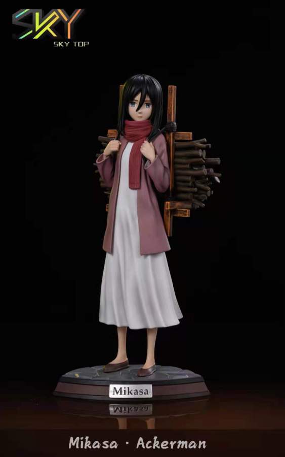 ãIn StockãSky Top Studio x Sex Studio Attack on Titan Kid Mikasa·Ackerman Resin Statue
