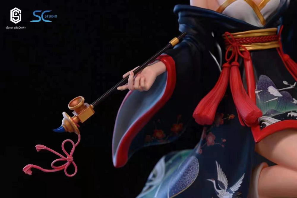 Preorder Green Silk Studio X Sc Studio Onepiece Nico Robin Wano Country Resin Statue S Postcard