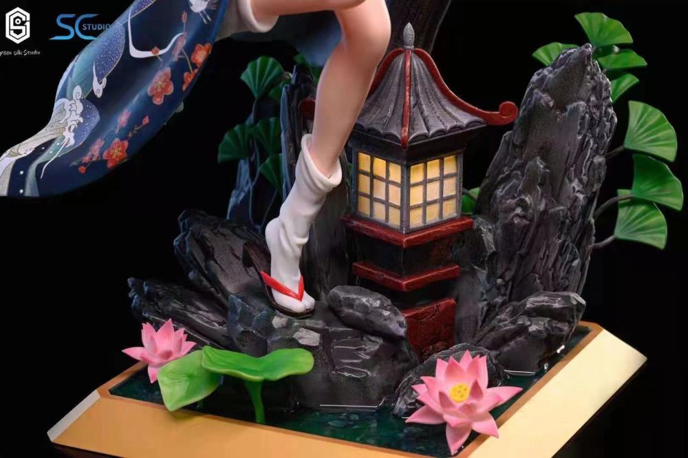 Preorder Green Silk Studio X Sc Studio Onepiece Nico Robin Wano Country Resin Statue S Postcard