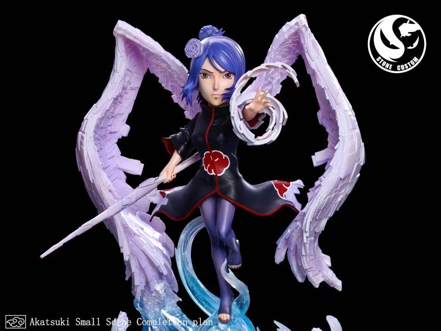 battle damaged konan statue