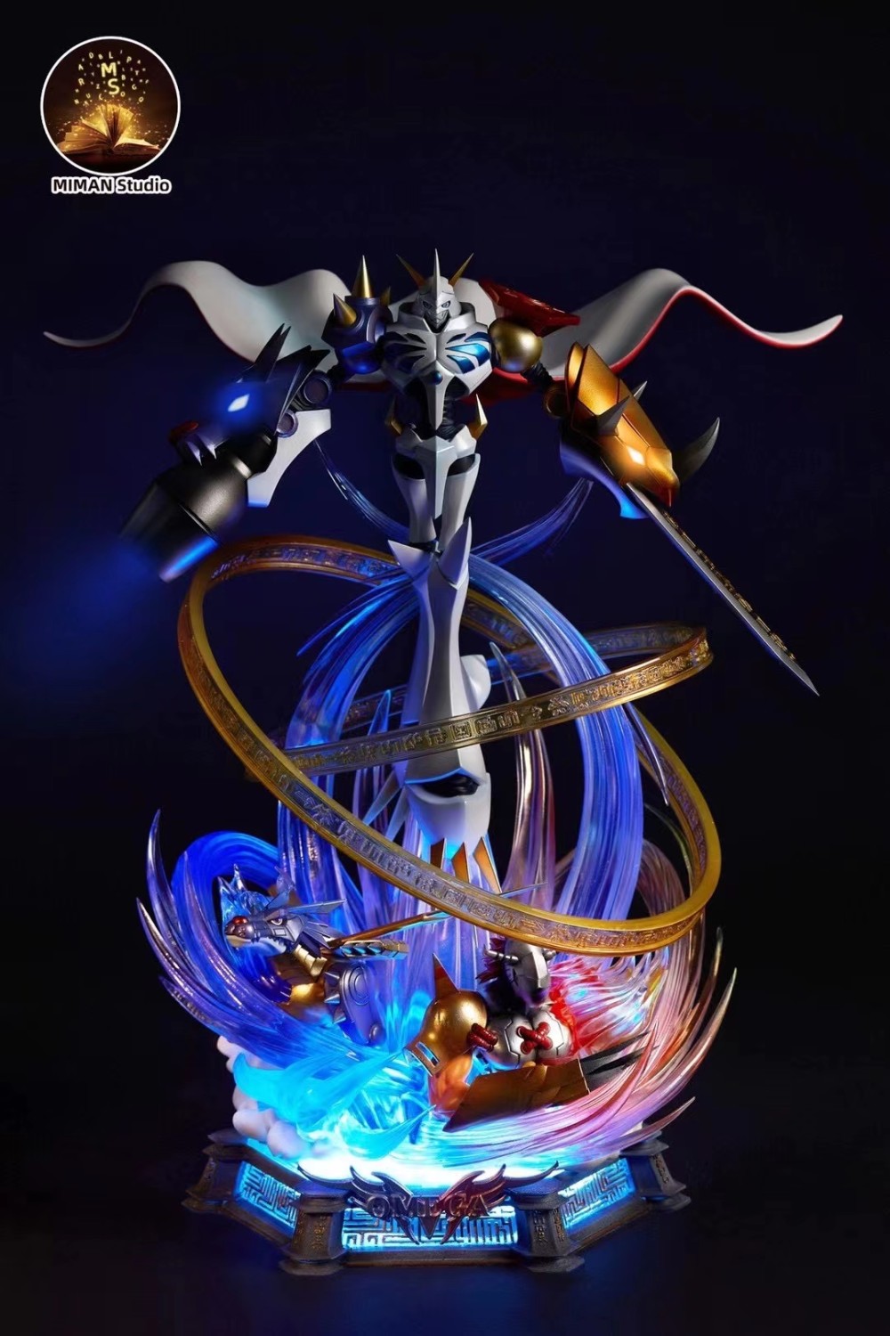 ãPreorderãMiman Studio Digimon Adventure Omegamon Resin Statue's Postcard