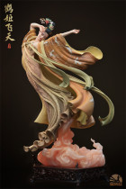 【Preorder】Infinity Studio Crane Fairy Flying Apsaras Resin Statue's Postcard