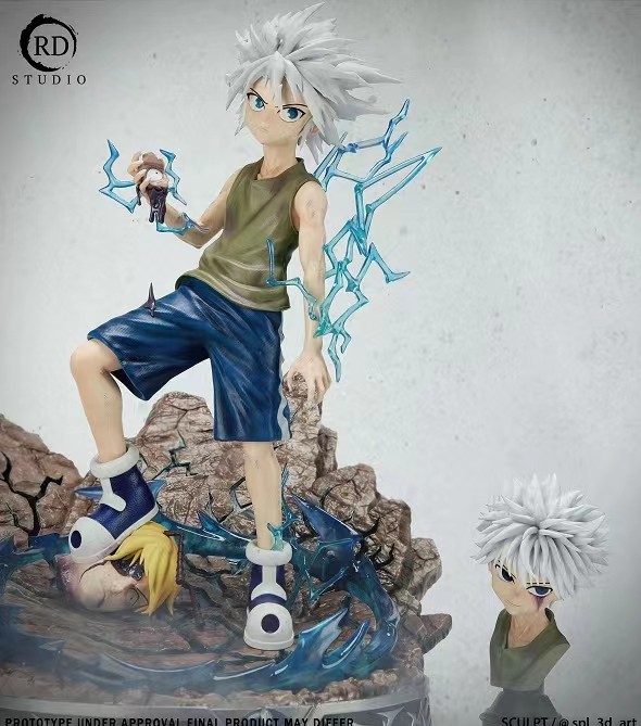 killua resin statue