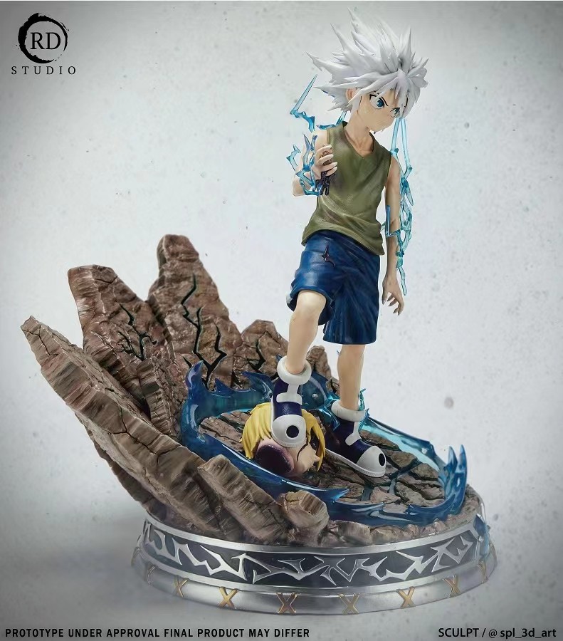 killua resin statue