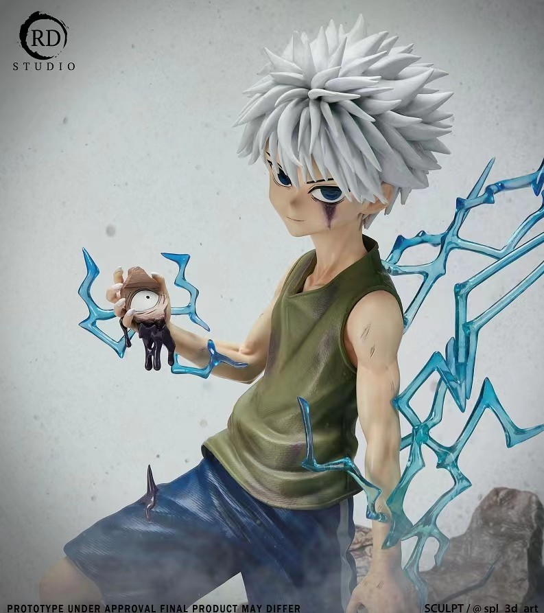 killua resin statue