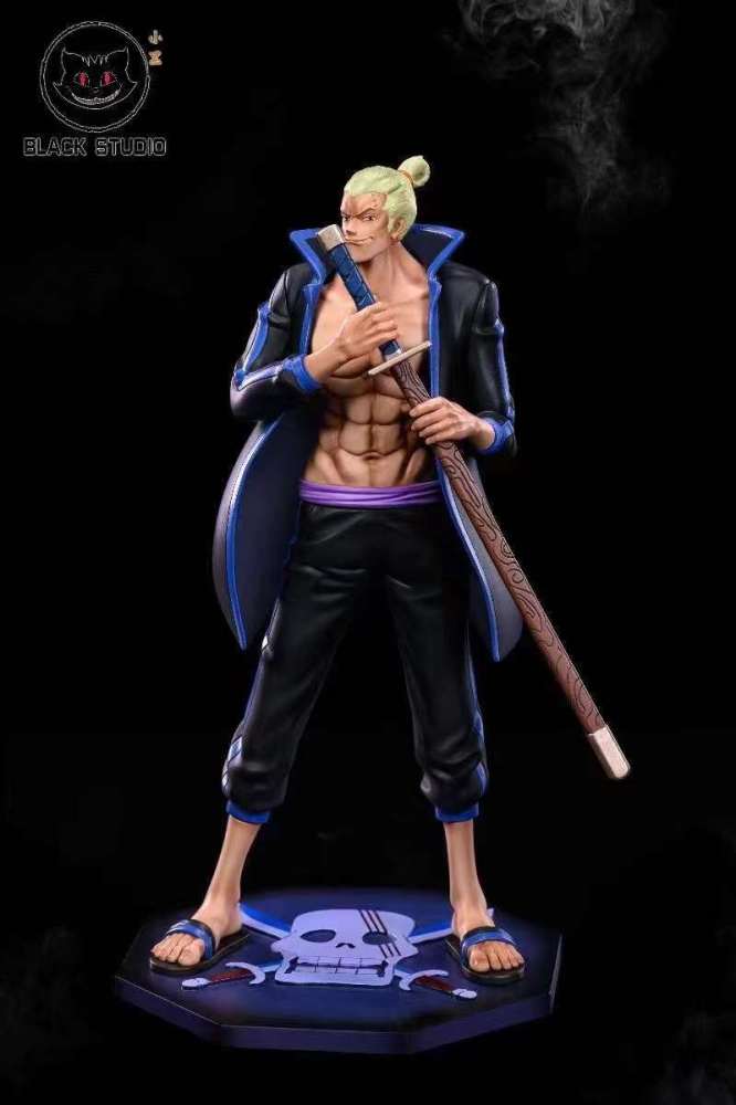 Preorder Black Studio One Piece Red Hair Pirates Lucky Roux Bundle Hair Man Resin Statue S Postcard