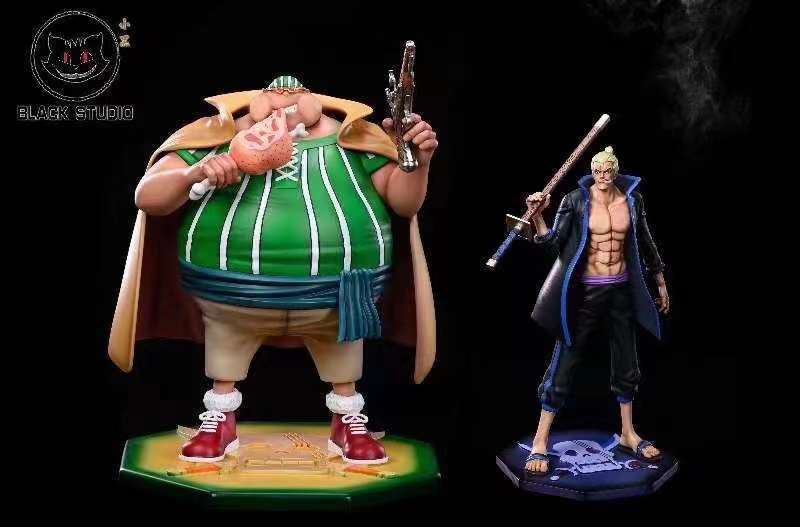 Preorder Black Studio One Piece Red Hair Pirates Lucky Roux Bundle Hair Man Resin Statue S Postcard