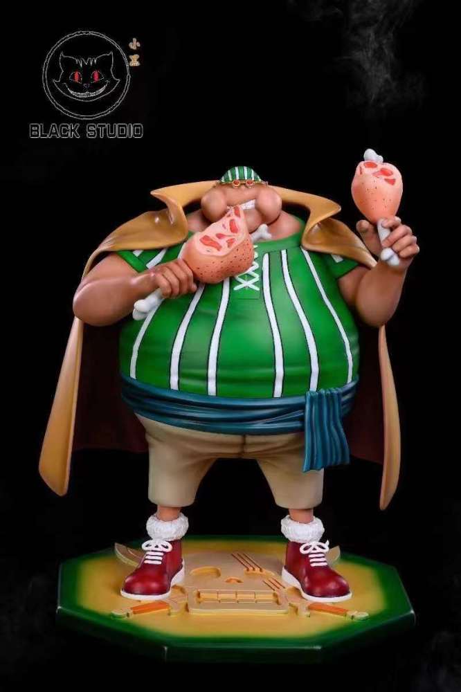 Preorder Black Studio One Piece Red Hair Pirates Lucky Roux Bundle Hair Man Resin Statue S Postcard