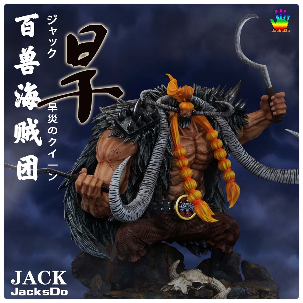 Preorder Jacksdo One Piece Beasts Pirates All Star Jack Resin Statue