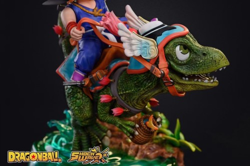 【Preorder】Shock Wave Studio Kid Goku  Riding a Dinosaur Resin Statue