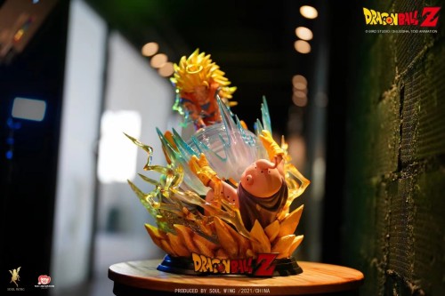 【Preorder】SOUL WING Studio  Dragon Ball SSJ3 Goku VS Majin Buu Resin Statue