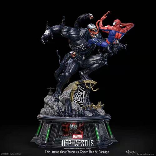 【Preorder】HEPHAESTUS Studio Venom VS Spider-Man & Carnage Resin Statue