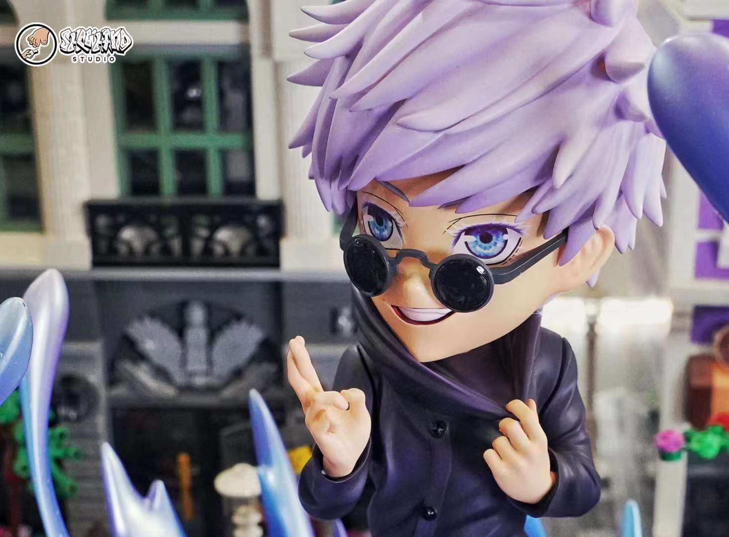 gojo resin statue