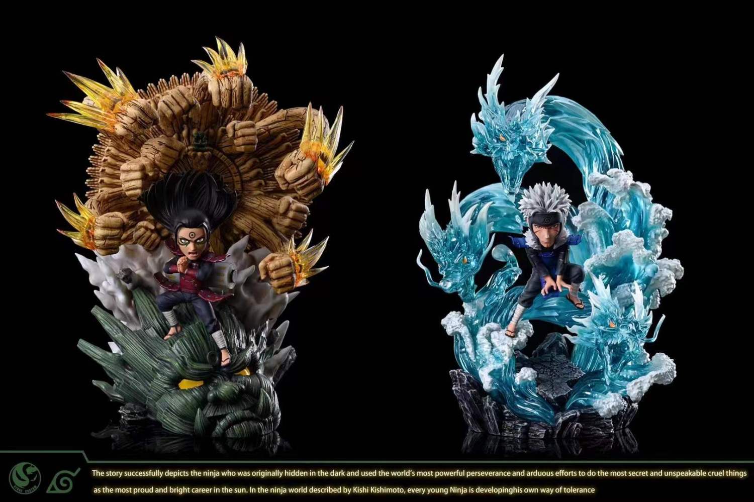 ãIn StockãST studio NARUTO Senju Tobirama&Senju Hashirama Resin statue