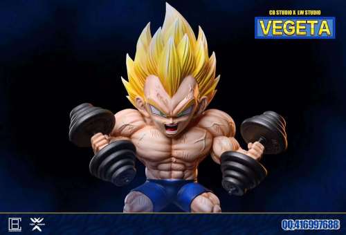 【In Stock】Cousin Brother X Light weapons studio Dragon Ball Fitness Vegeta Resin statue