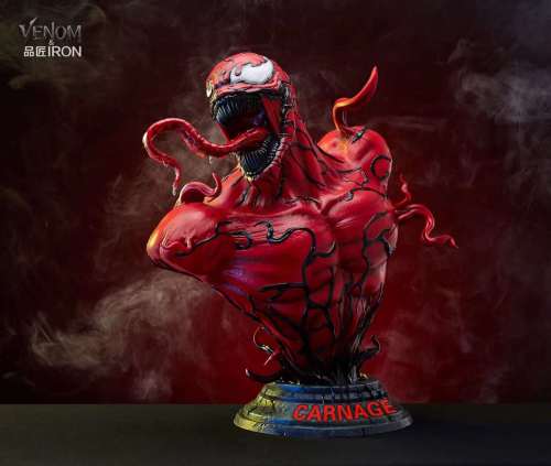 【In Stock】PinJiang Studio Marvel Carnage Bust 1/2&1/1 statue