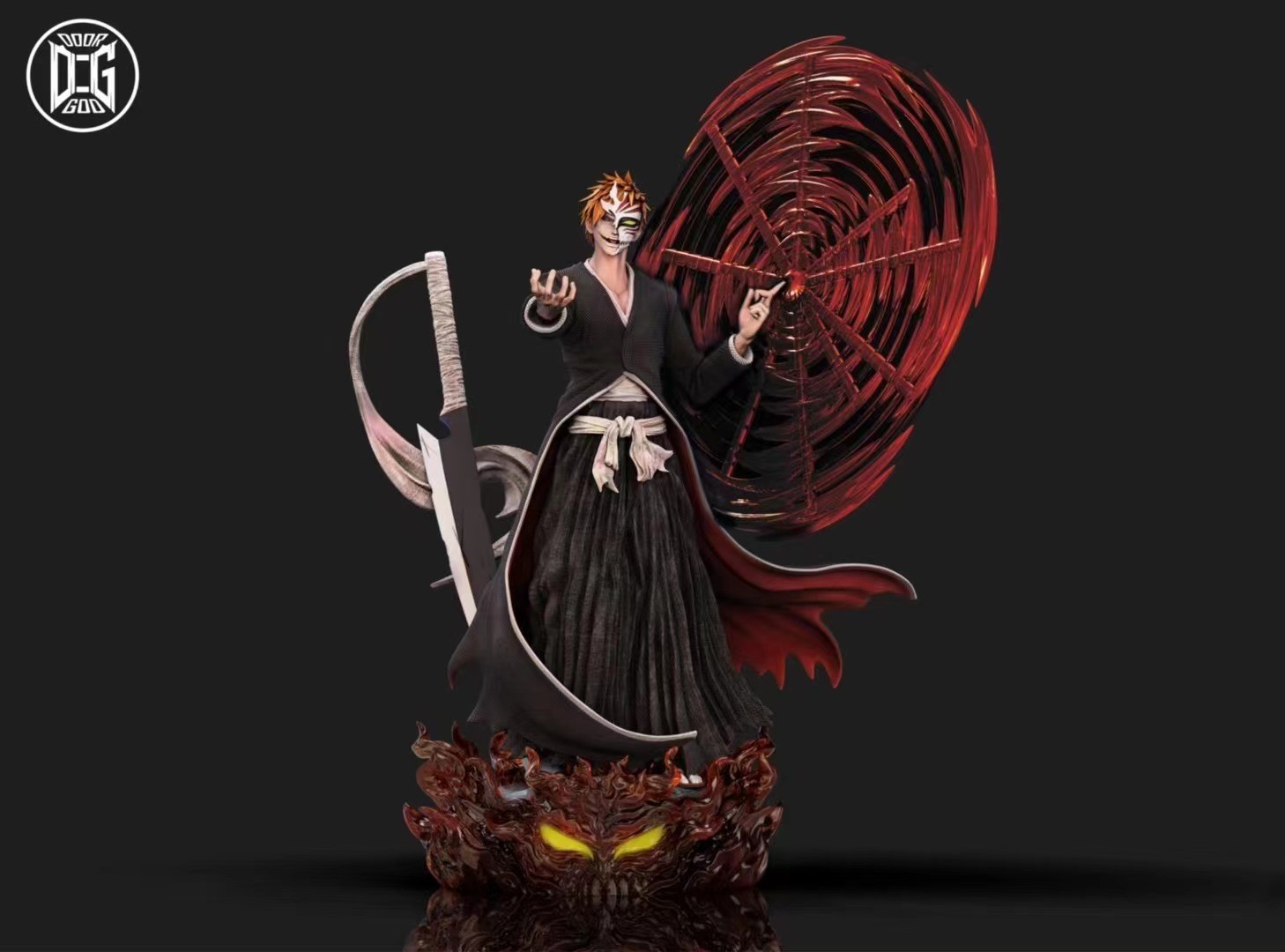 bleach resin statue