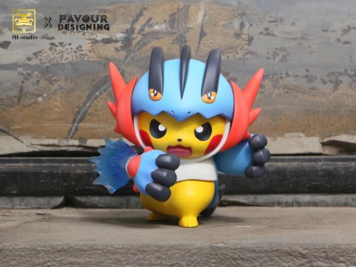 【Preorder】IH X FD Studio Pokemon Giant Marsh Crossdressing Pikachu Resin Statue