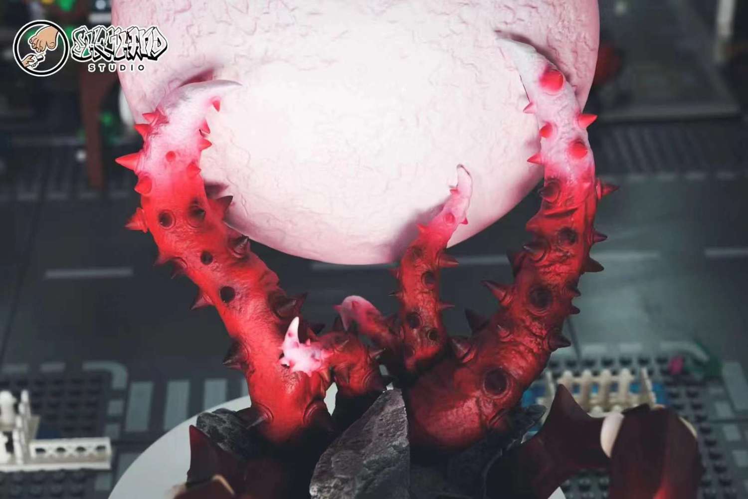 demon slayer kokushibou statue