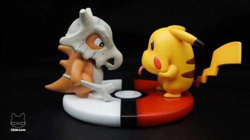 【Preorder】Little Love Studio Pokemon Cubone VS Pikachu Resin Statue