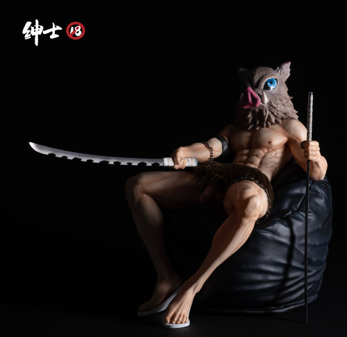 【In Stock】SS18 Studio Demon Slayer Hashibira Inosuke 1/6 Resin Statue