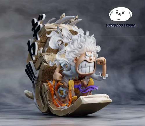 【Preorder】LuckyDog-Studio One Piece Hot Wheels Luffy Gear Five NIKA resin statue 