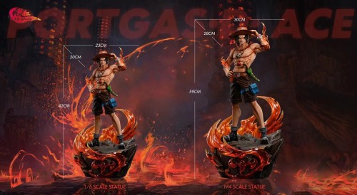 【Preorder】HB Studios ONE PIECE Portgas·D· Ace Resin Statue
